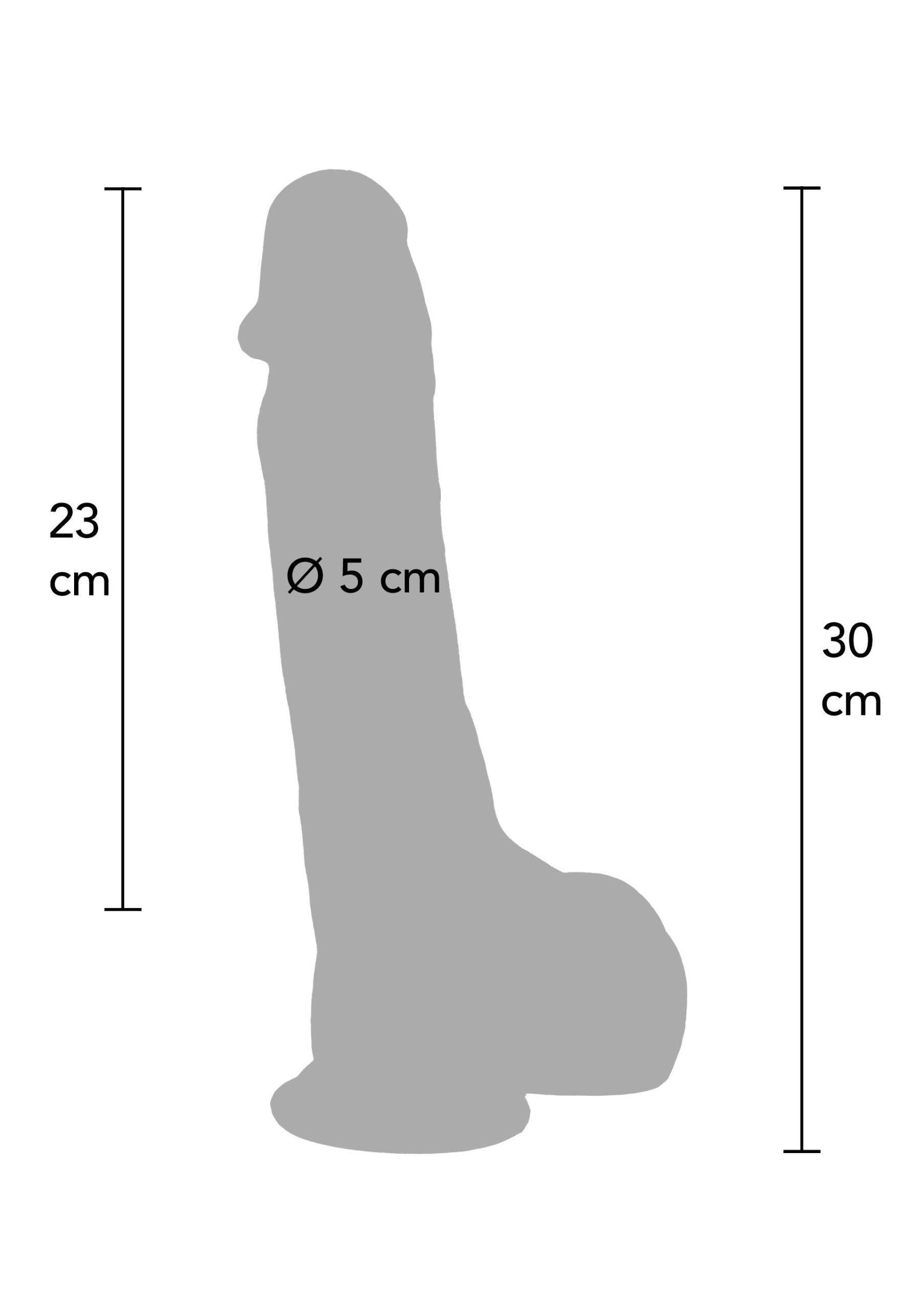 Ultra Realistic Dildo Silicone 28 cm - Afbeelding 2