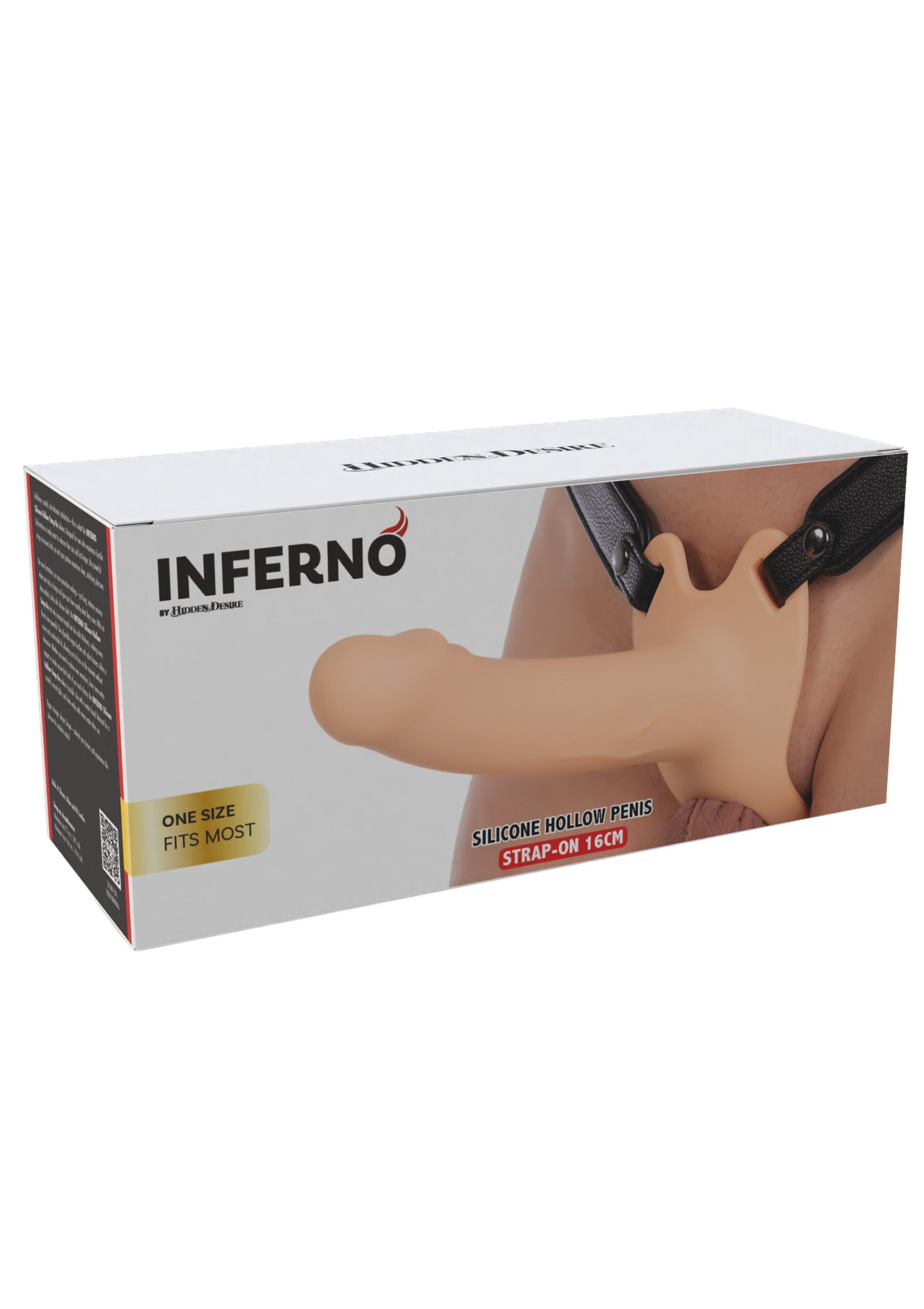 Hollow Penis Strapon 16cm - Afbeelding 3