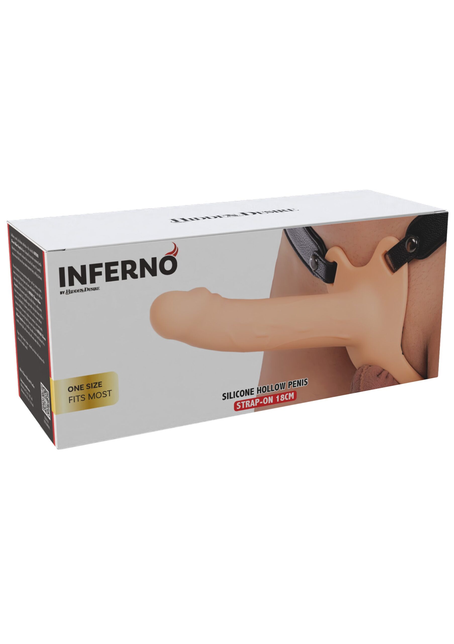 Hollow Penis Strapon 18cm - Afbeelding 2