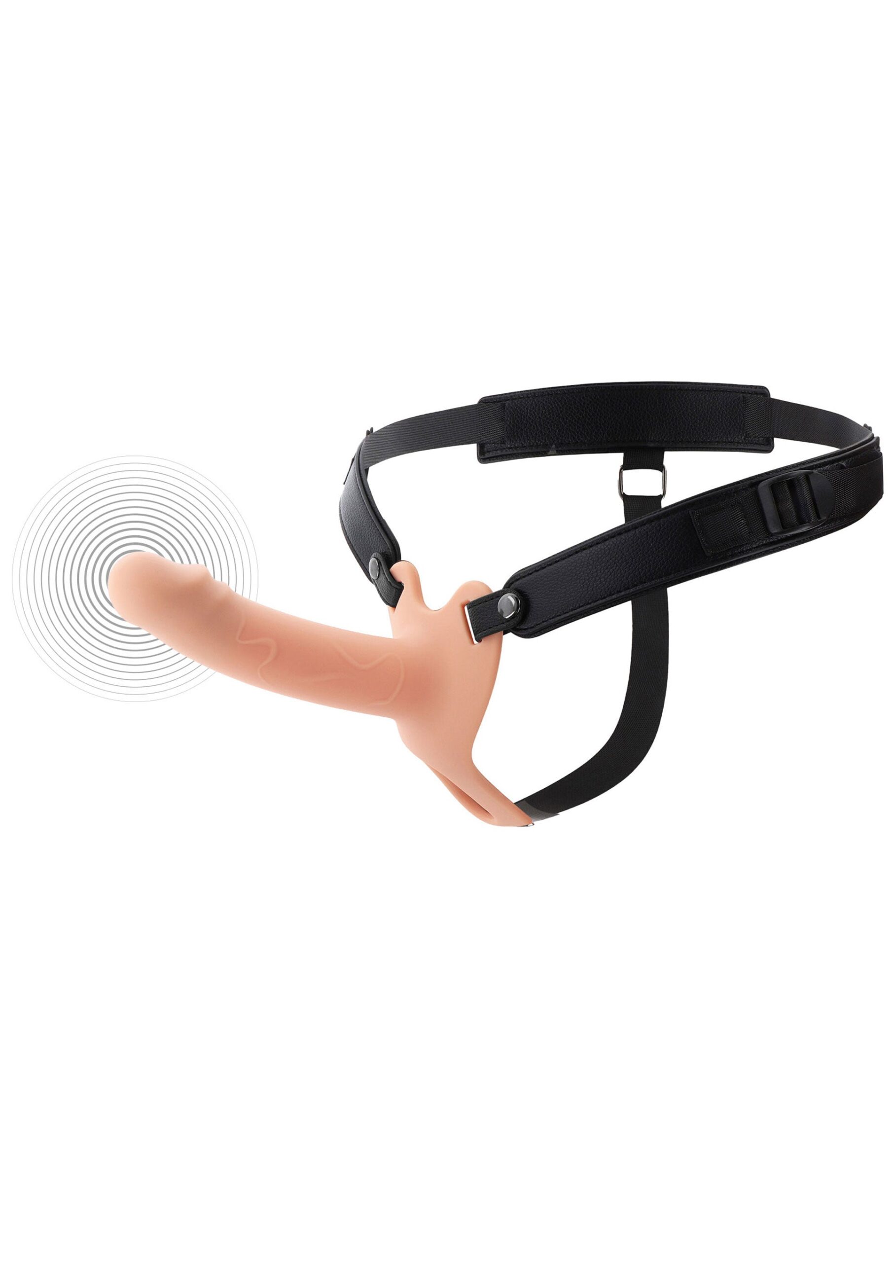 Hollow Penis Strapon Vibrating 16cm - Afbeelding 5