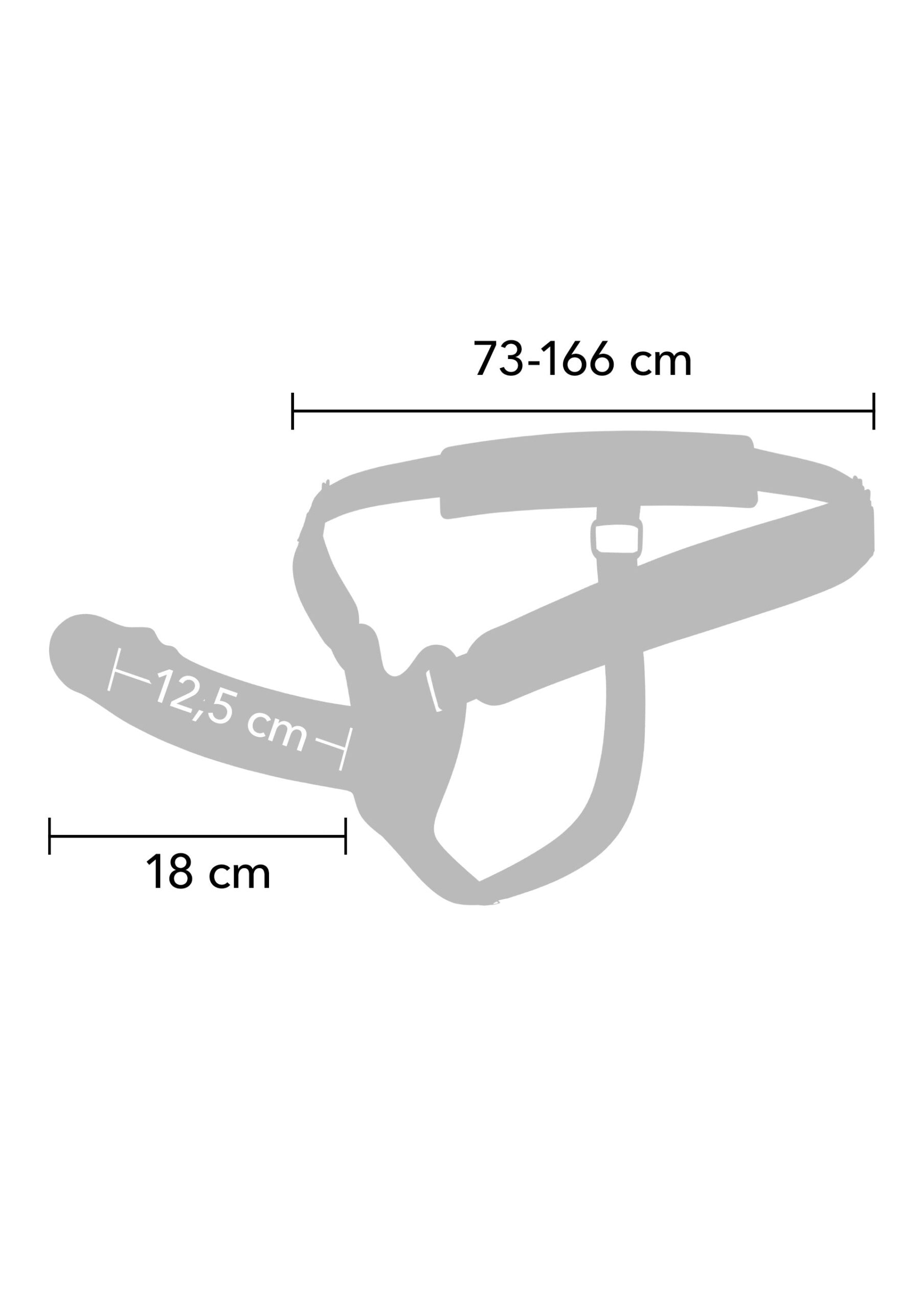 Hollow Penis Strapon Vibrating 18cm - Afbeelding 9