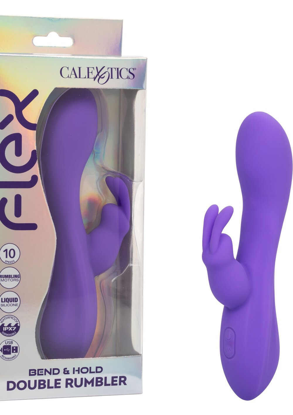 Bend & Hold Double Rumbler Vibrator - Afbeelding 8
