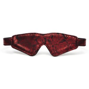 Reverse PU Leather Blindfold