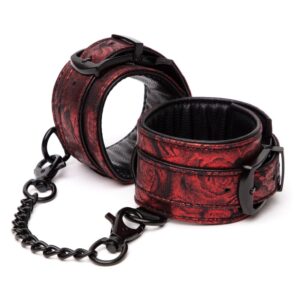 Reverse PU Leather Wrist Cuffs