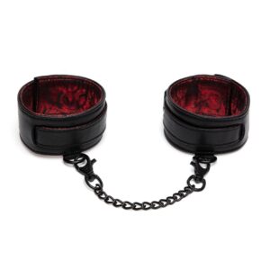 Reverse PU Leather Ankle Cuffs