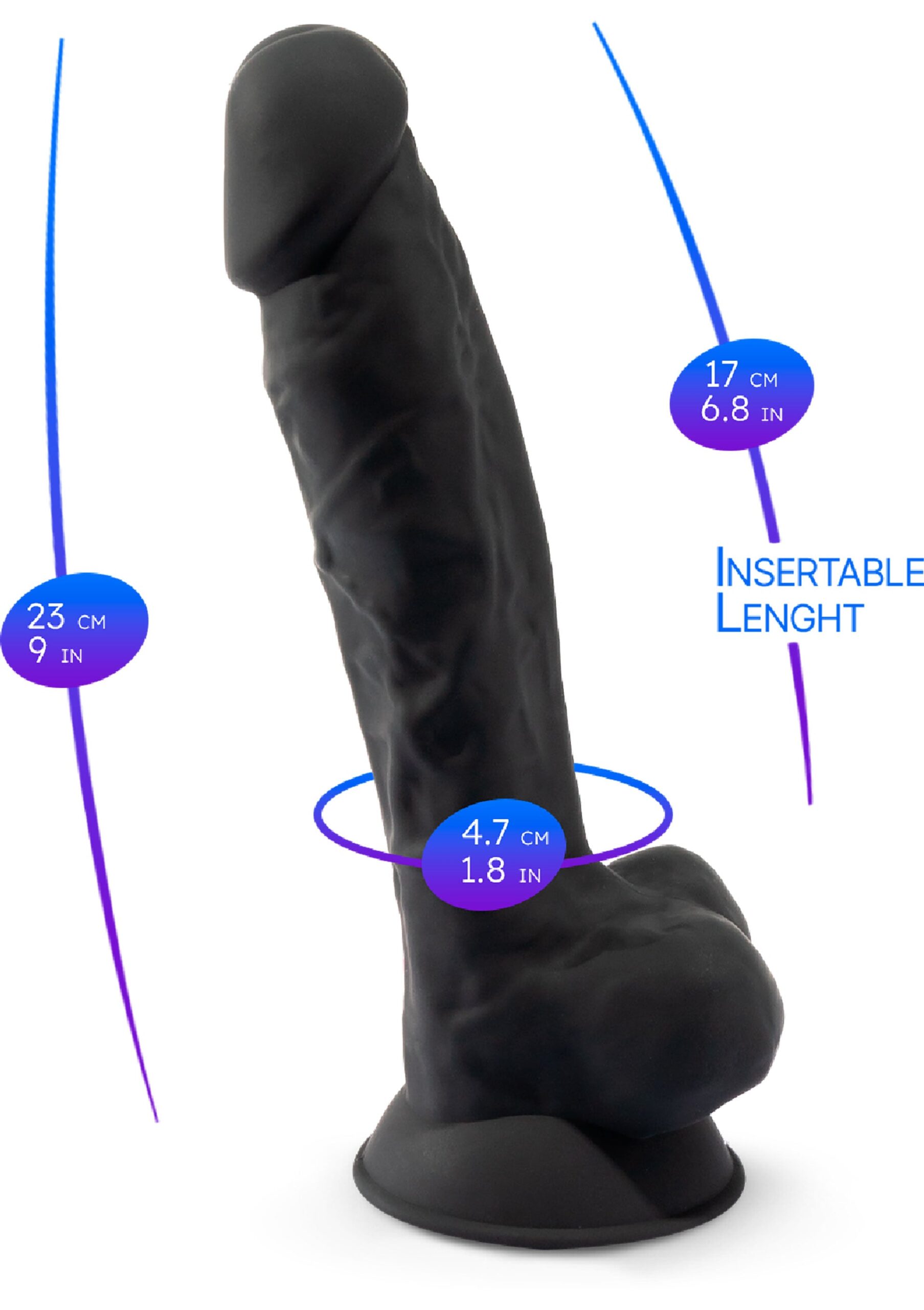 Dildo Model 9 inch - Afbeelding 7