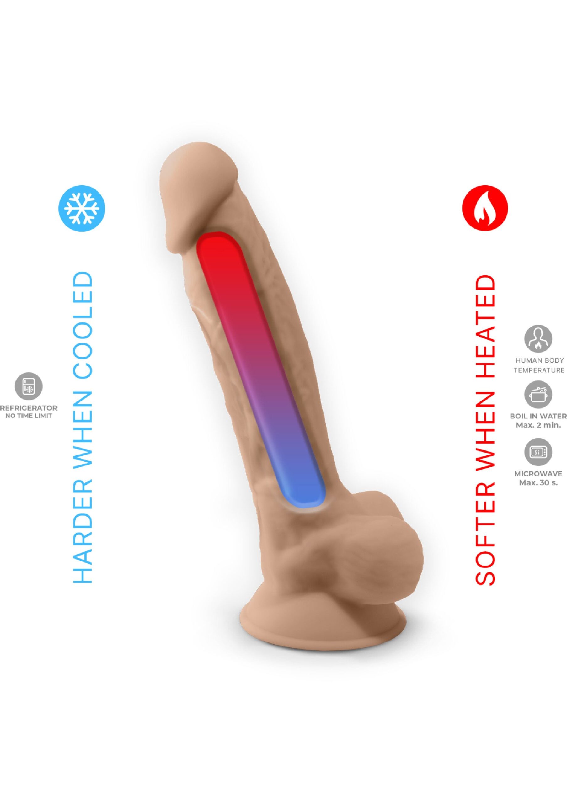 Dildo Vibrating Model 8 inch - Afbeelding 8
