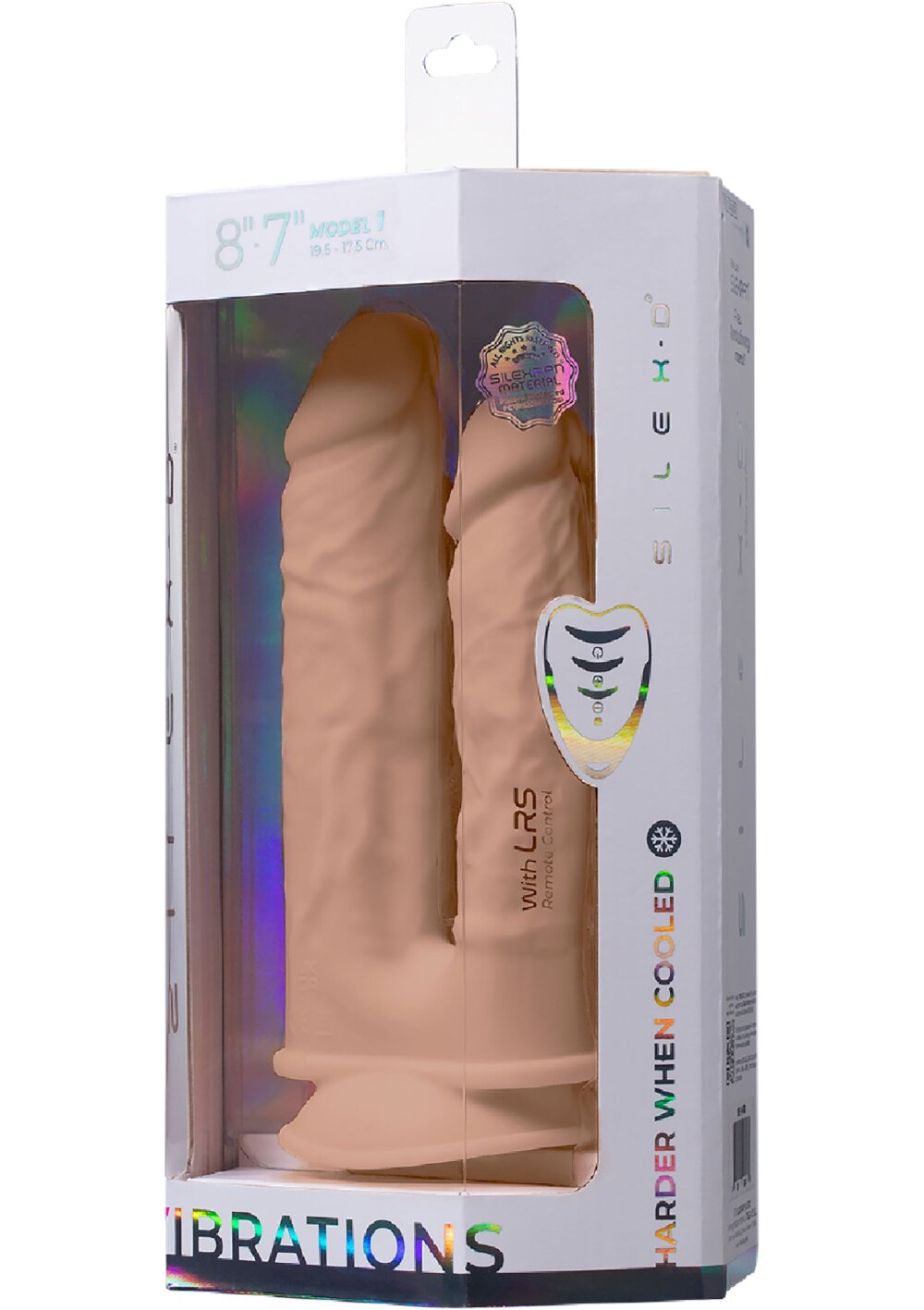 Duo Dildo Vibrating 7+8 inch - Afbeelding 4