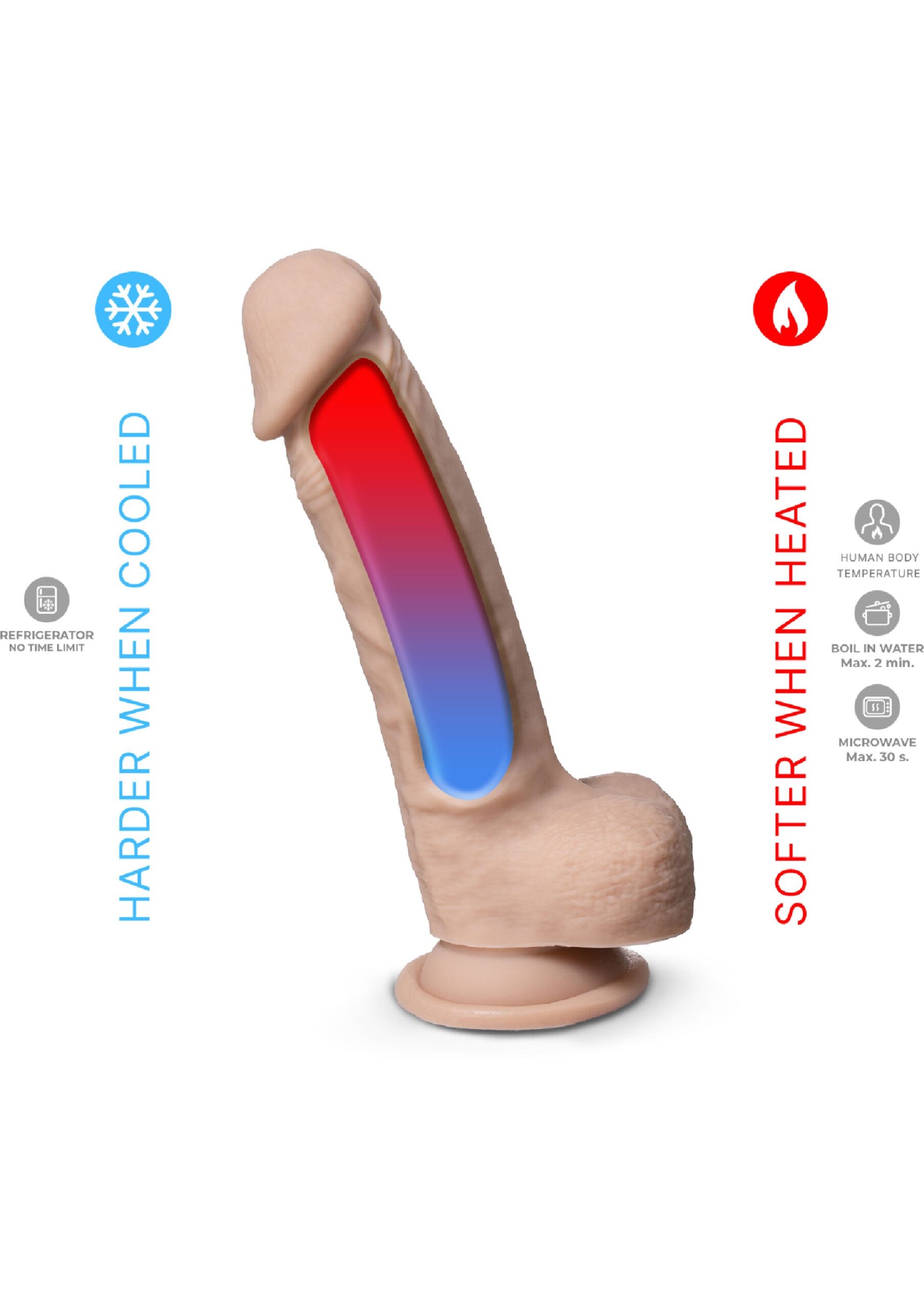 Real Skin Dildo Model 1 - 7 inch - Afbeelding 7