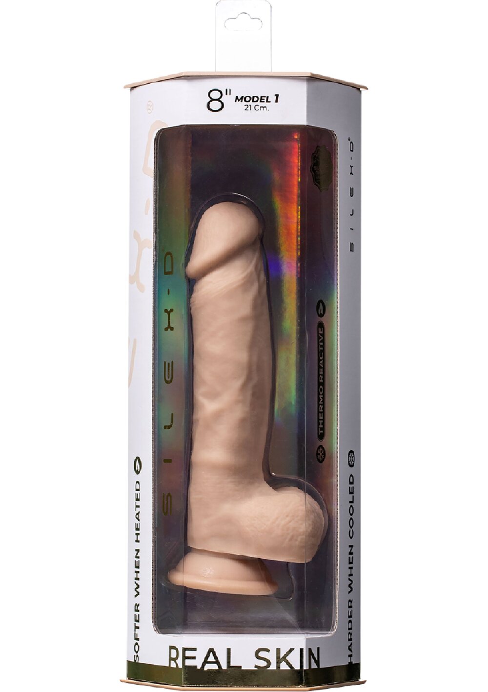 Real Skin Dildo Model 1 - 8 inch - Afbeelding 3