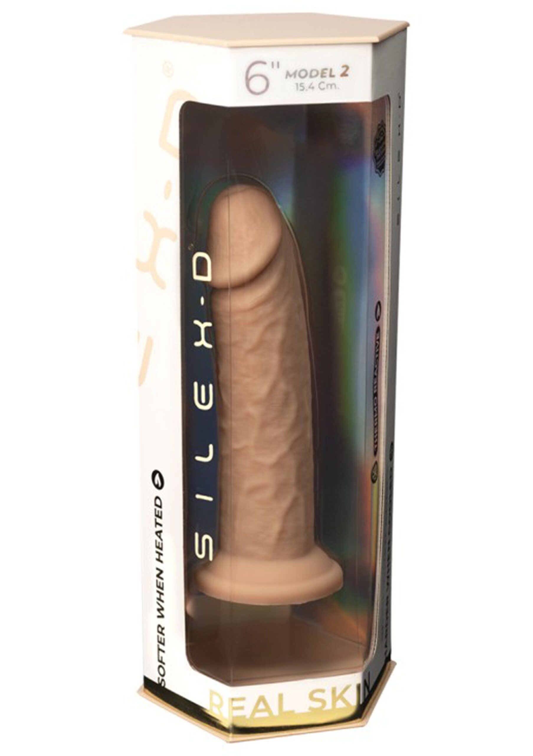 Real Skin Dildo Model 2 - 6 inch - Afbeelding 3