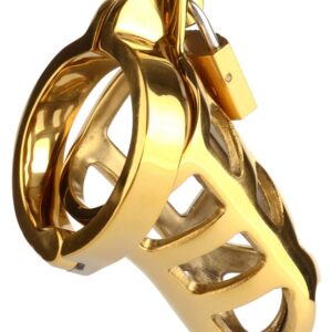 Brutal Chastity Cage Gold