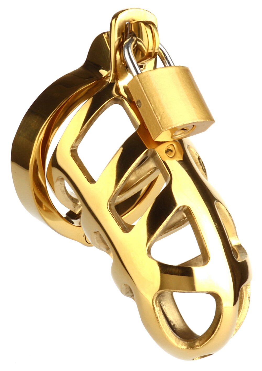Brutal Chastity Cage Gold - Afbeelding 4