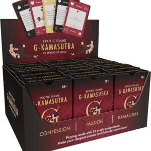 G Kamasutra cards 24 pcs ENG/FR/DE