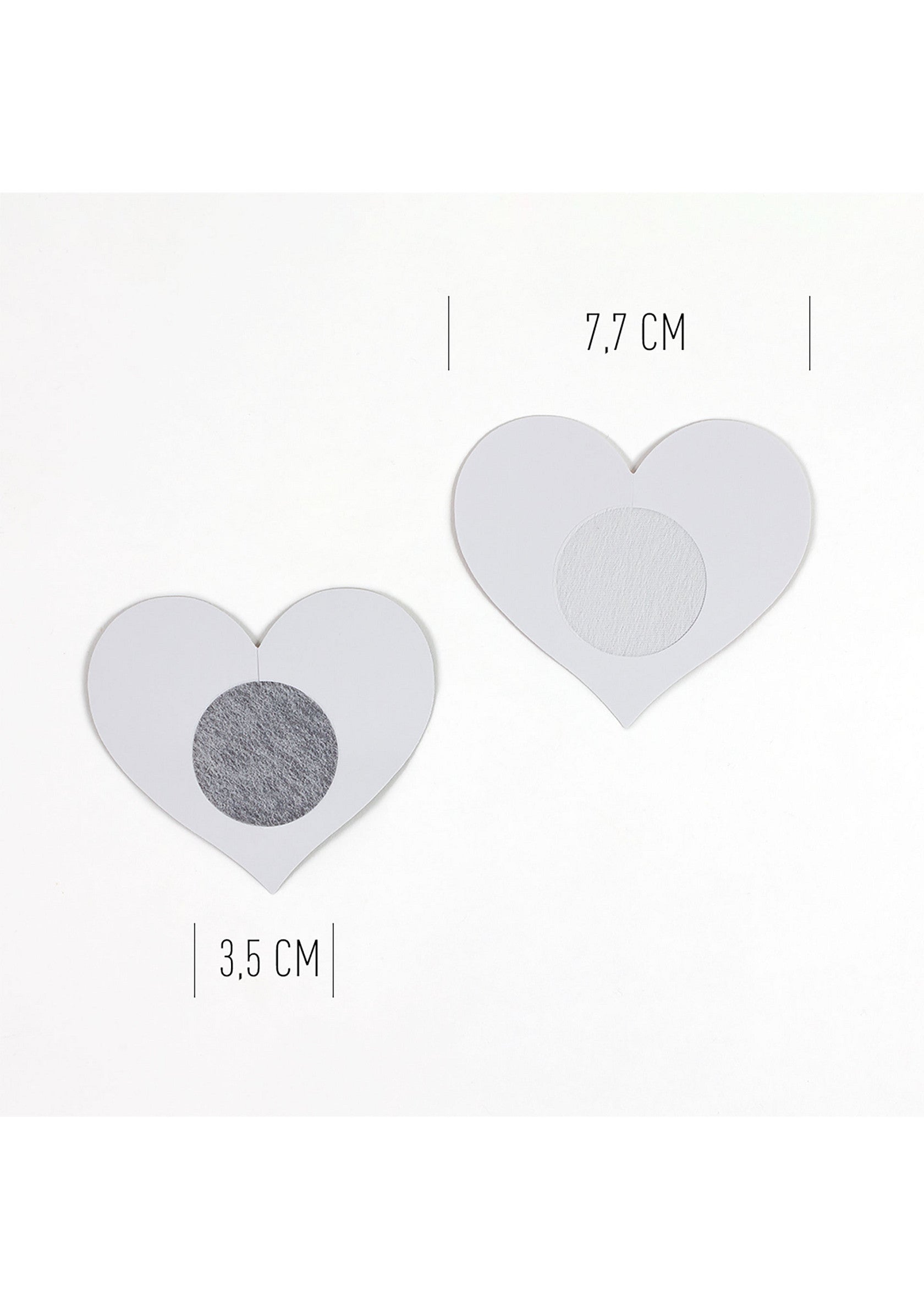 Heart Nipple Pasties 2 Pair - Afbeelding 2