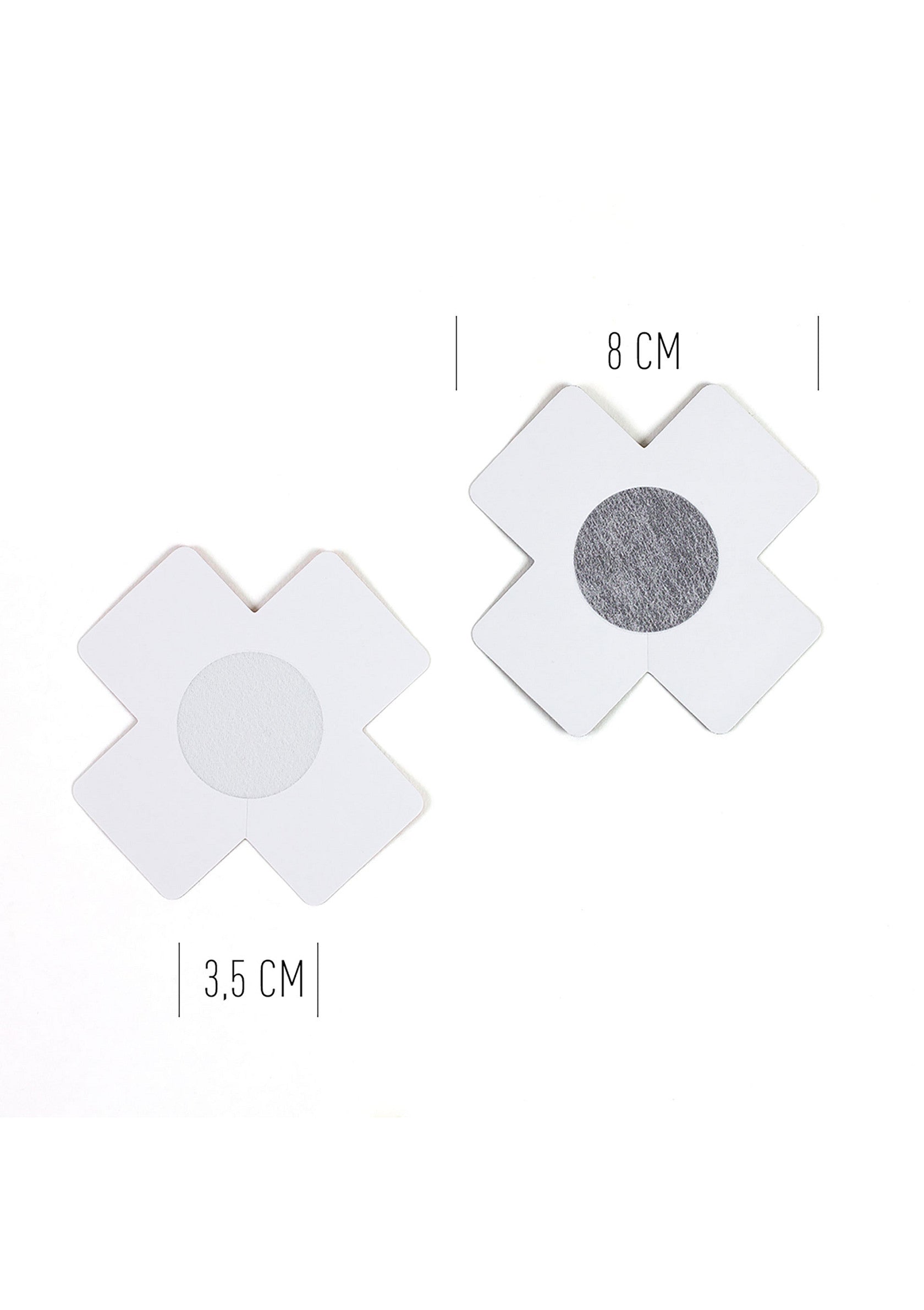 Cross Nipple Pasties 2 Pair - Afbeelding 2