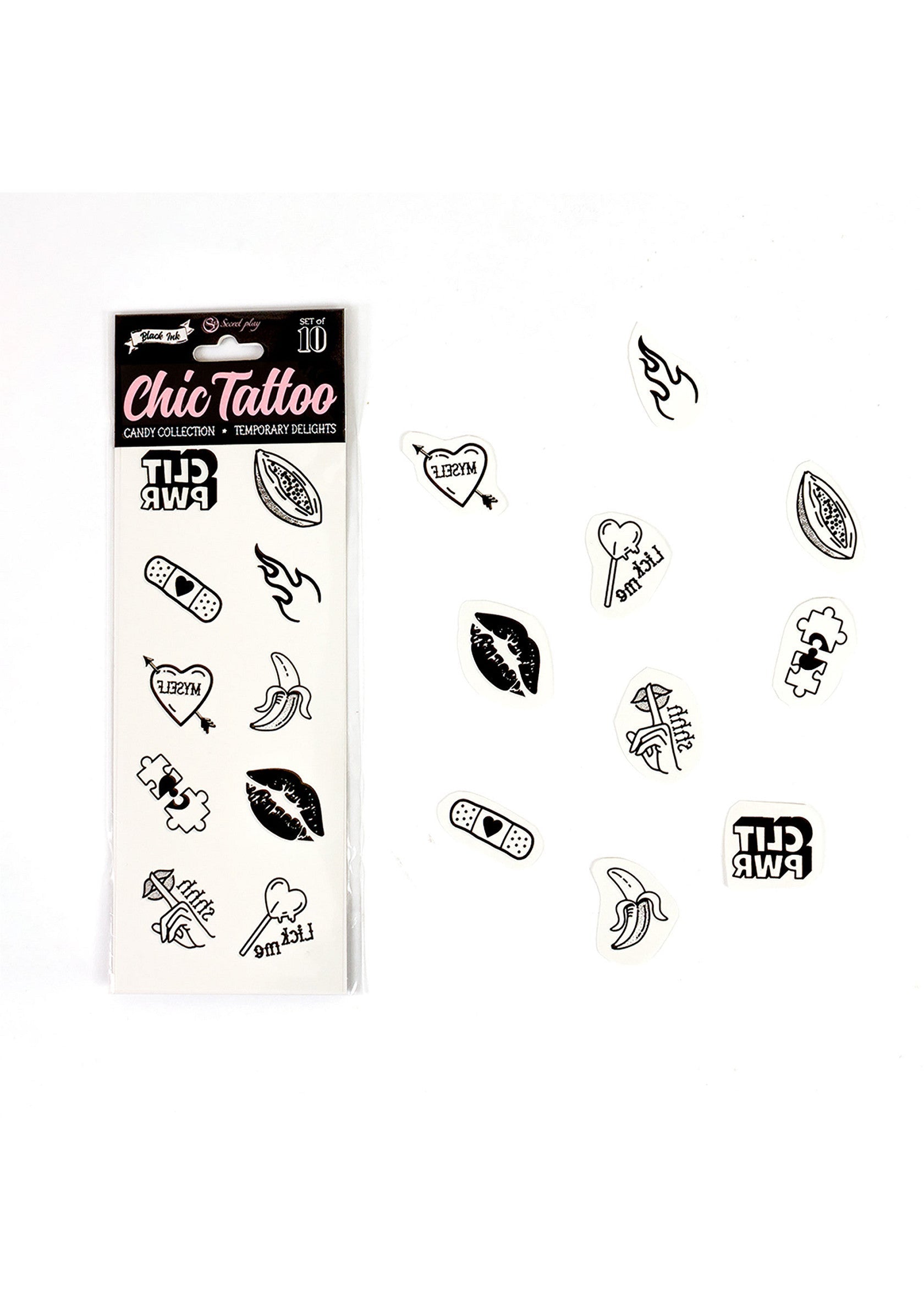 Candy Chic Temporary Tattoo - Afbeelding 3