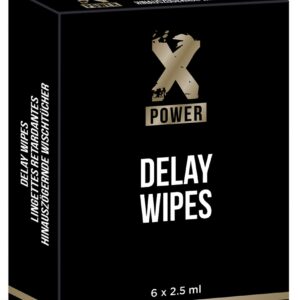 X Power Delay Wipes 6 pcs