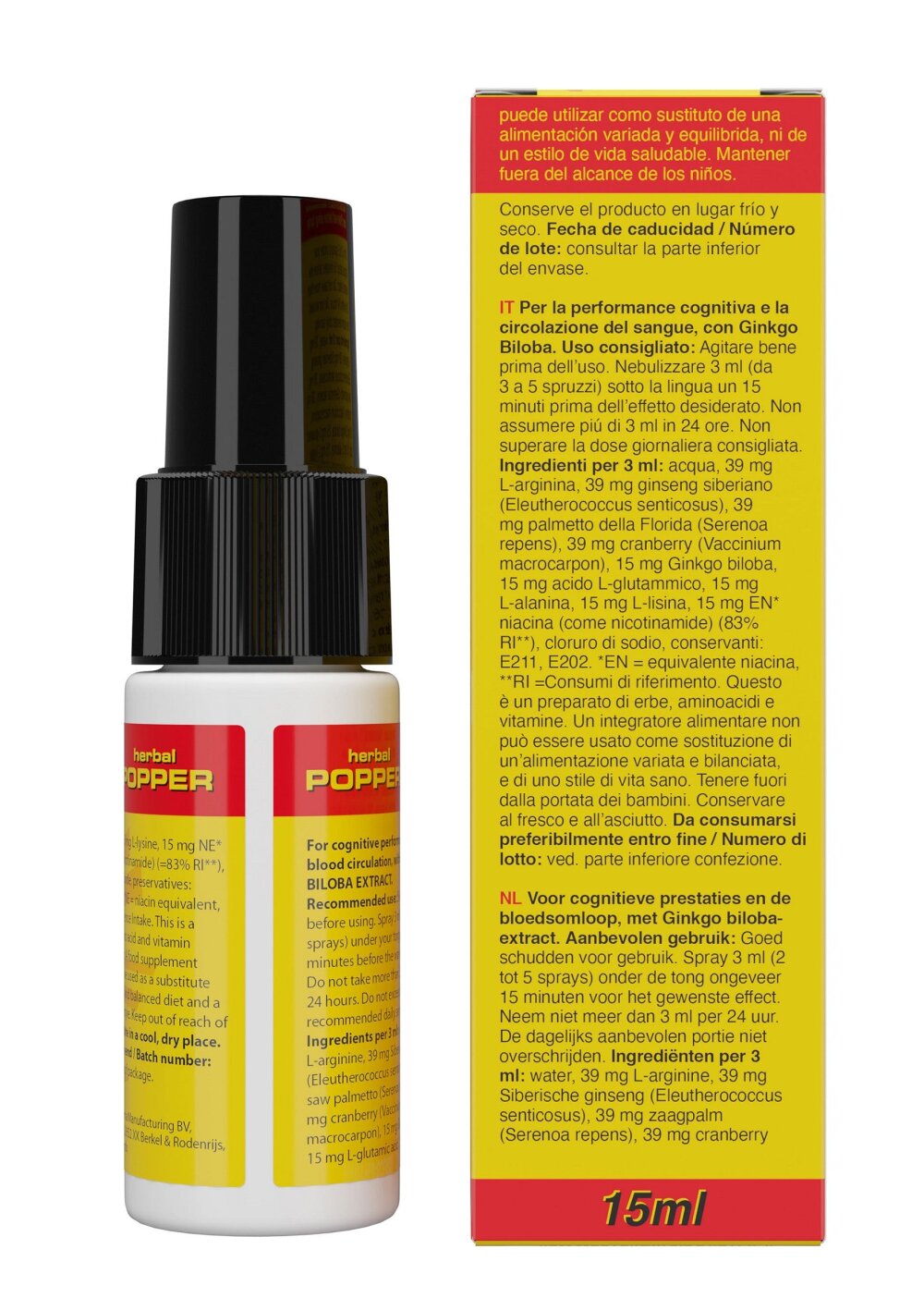 Rush Herbal Popper 15 ml - Afbeelding 4