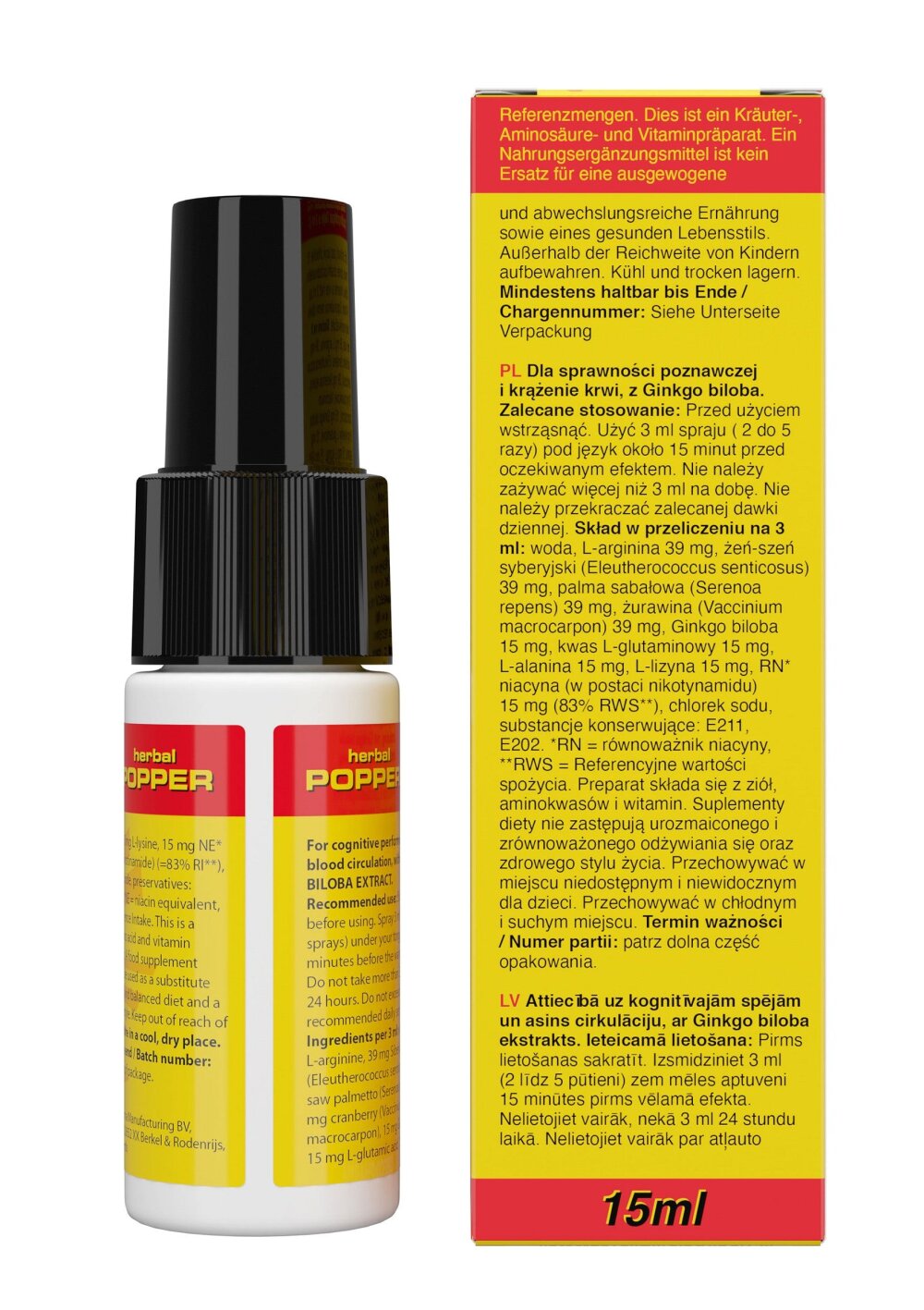 Rush Herbal Popper 15 ml - Afbeelding 8