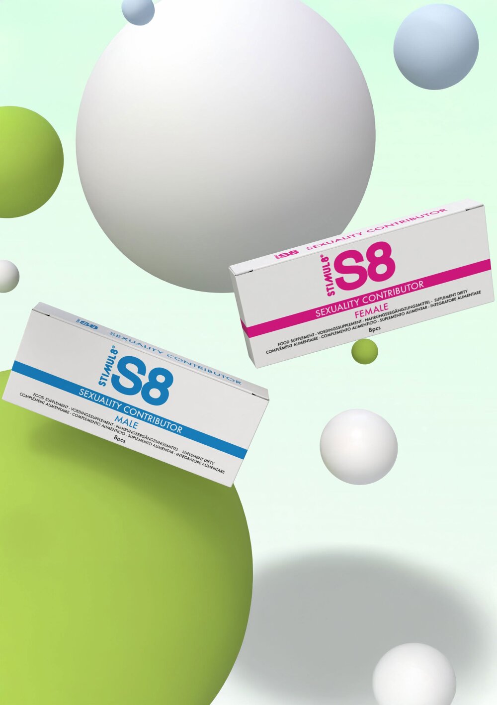 S8 Sexuality Male Tabs 8 pcs - Afbeelding 2