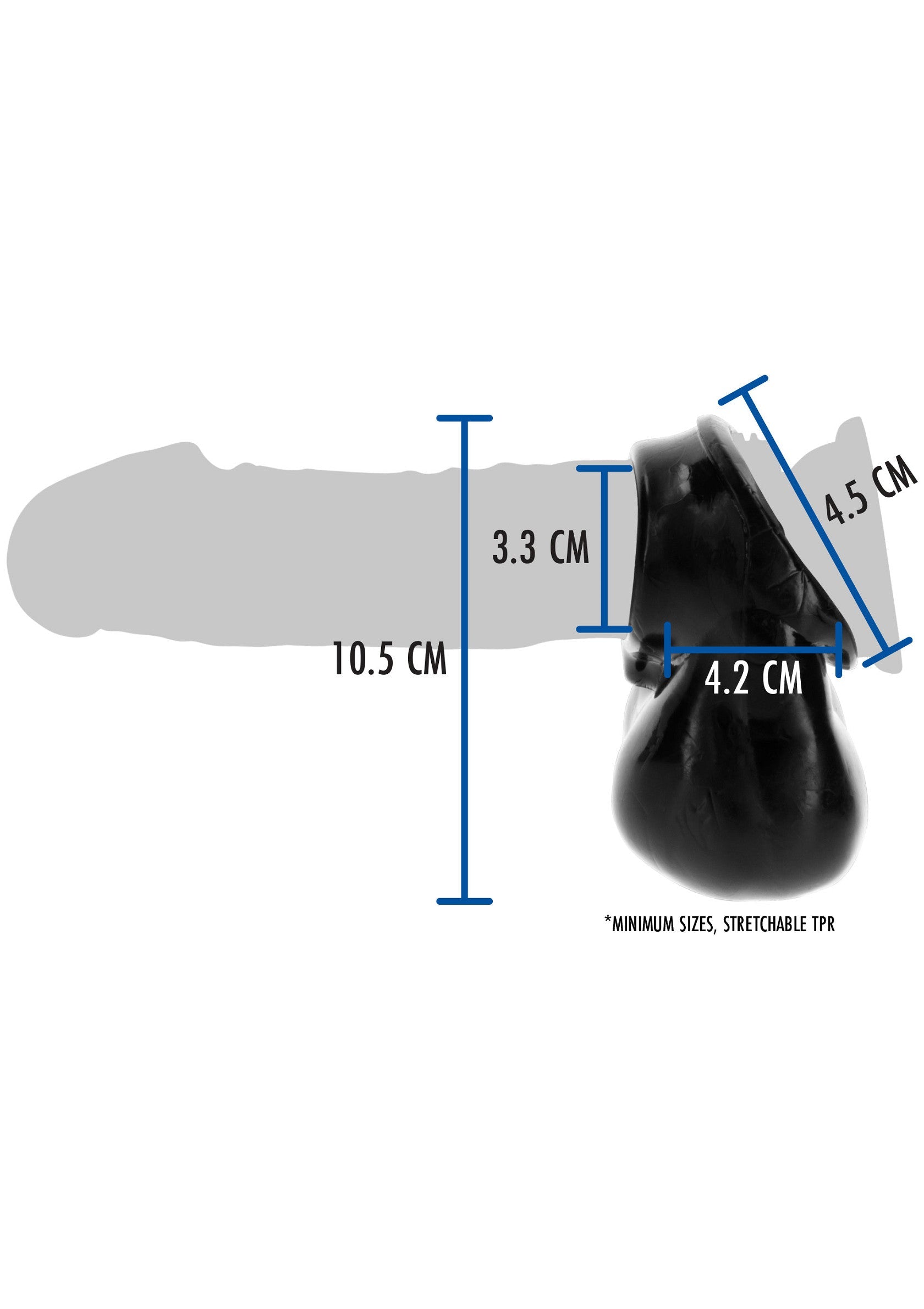Penis Ring with Scrotum Holder - Afbeelding 2