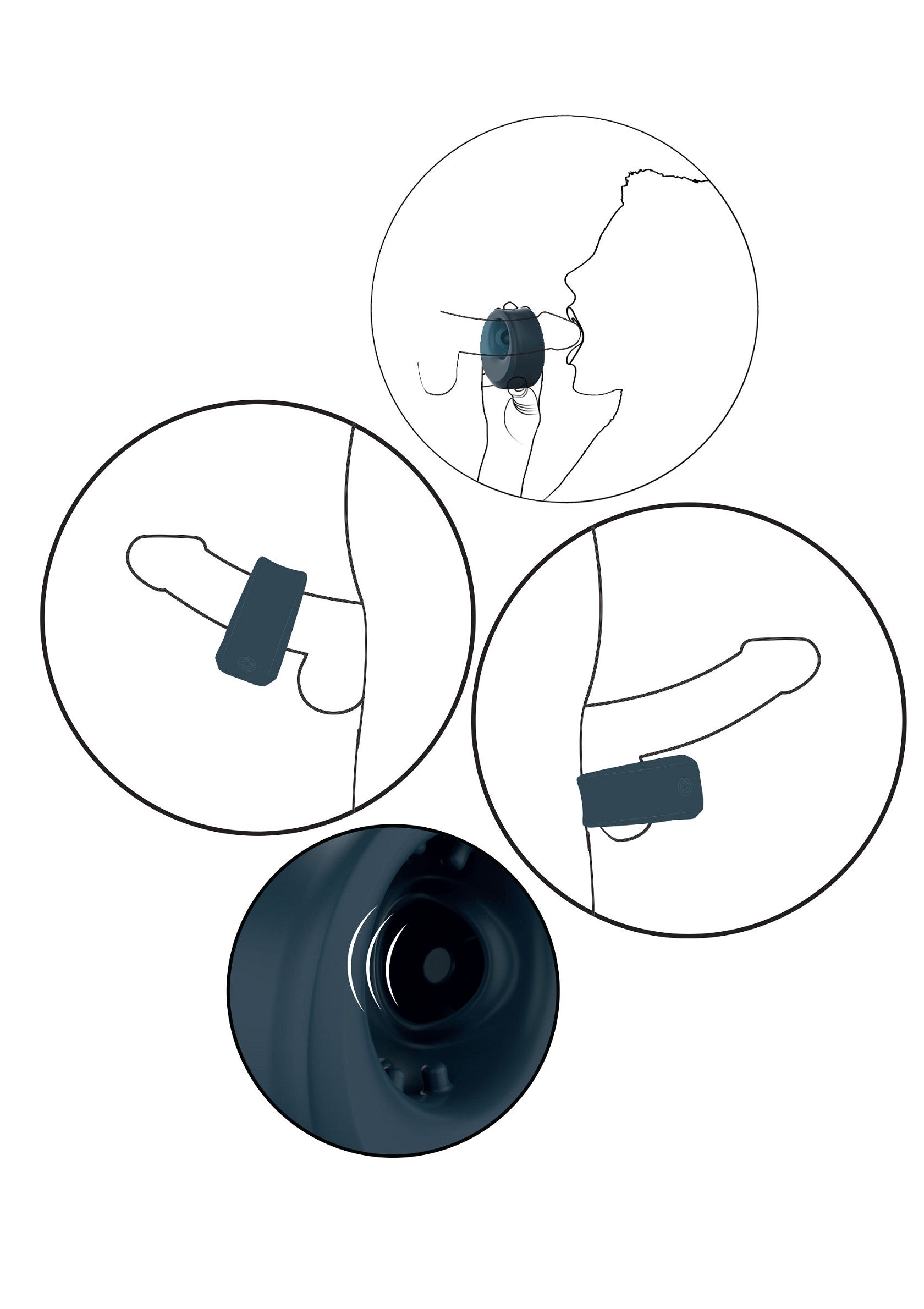 Zephyr Pulsating Stroker & C-Ring - Afbeelding 8