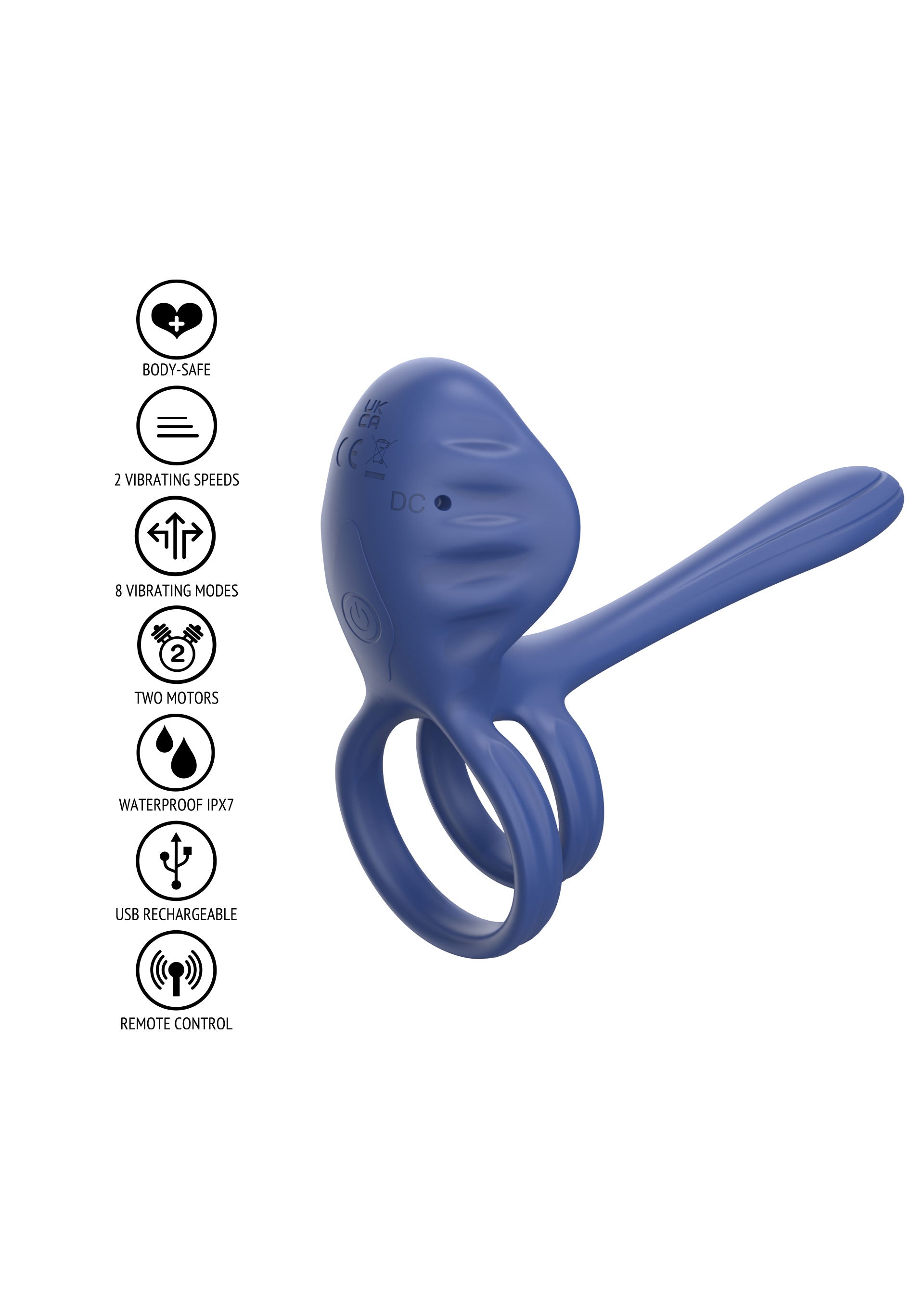 Couples Slimline Vibrator Ring - Afbeelding 10