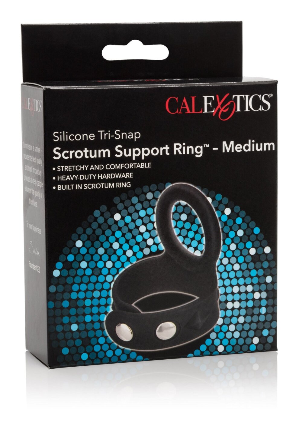 3-Snap Scrotum Ring Medium - Afbeelding 3