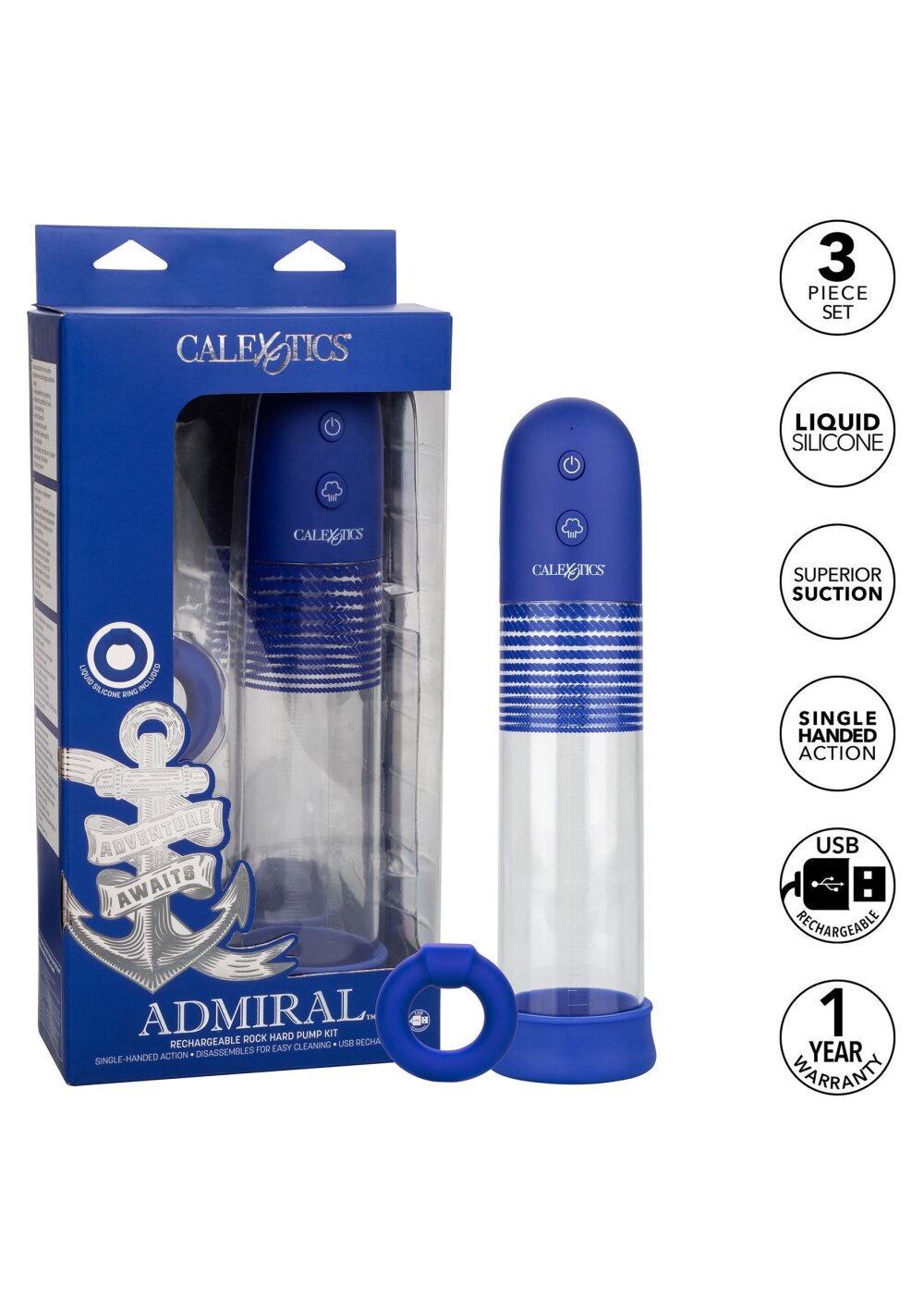 Admiral Rechargeable Pump Kit - Afbeelding 5