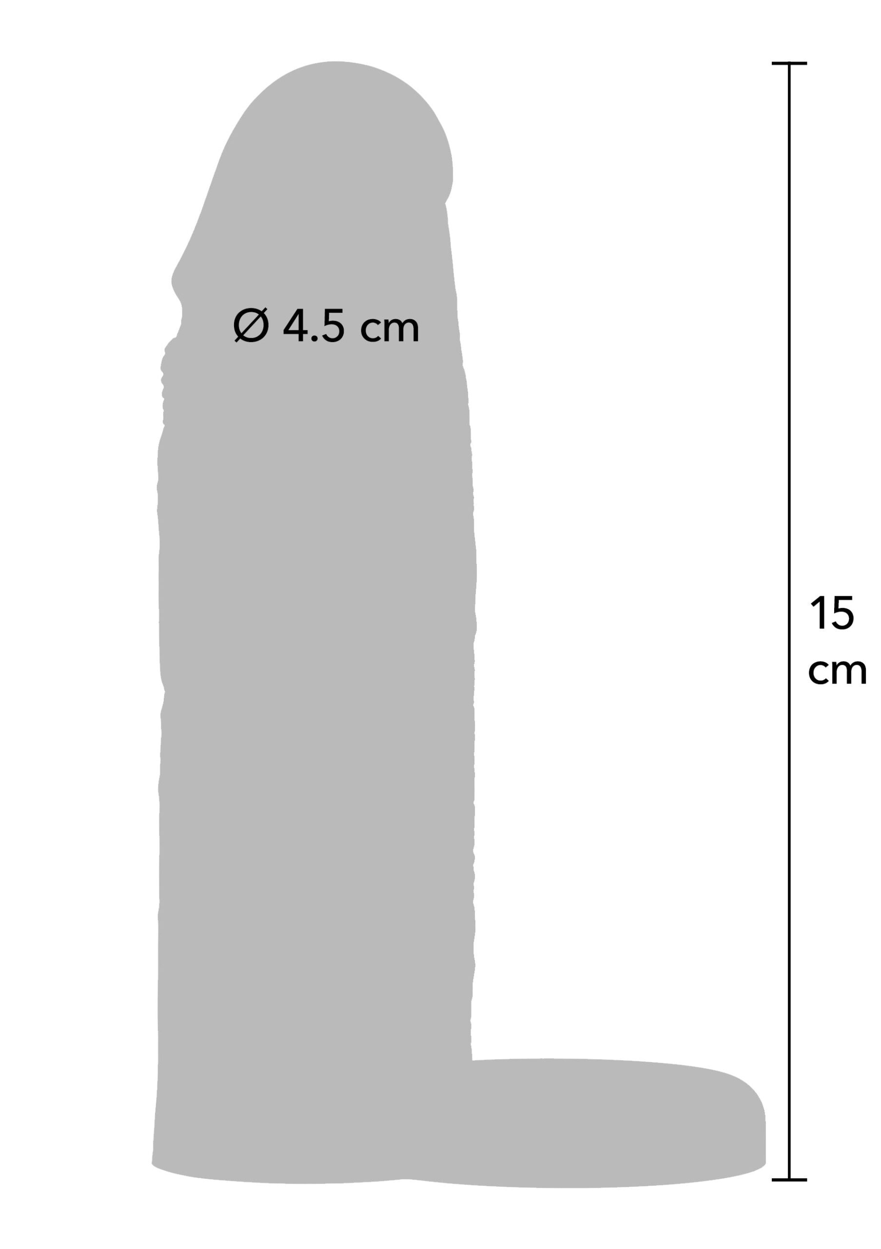 Penis Sleeve Liquid Silicone Ring 15 cm - Afbeelding 2